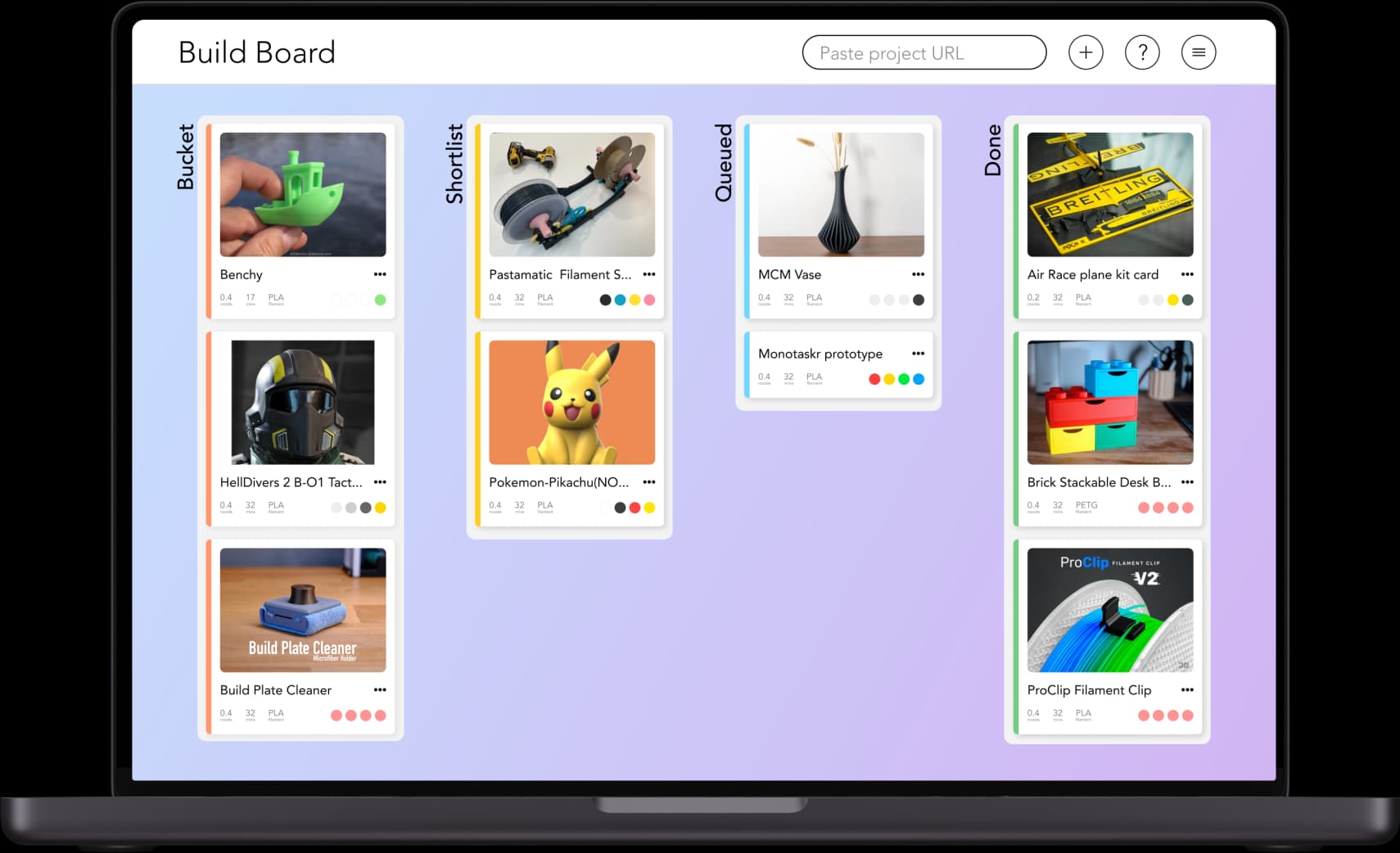 Build Board on a Macbook Pro